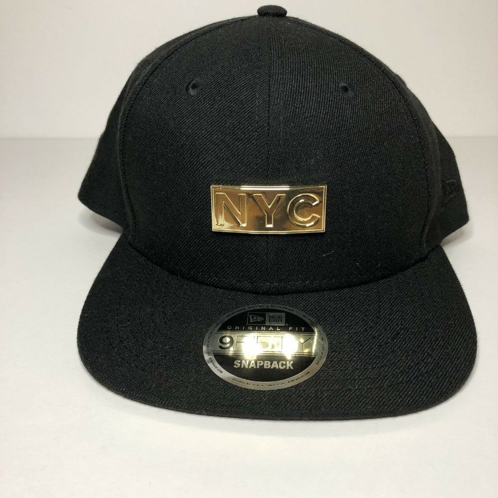 NYC Gold Plated Hat New York City New Era Snapback